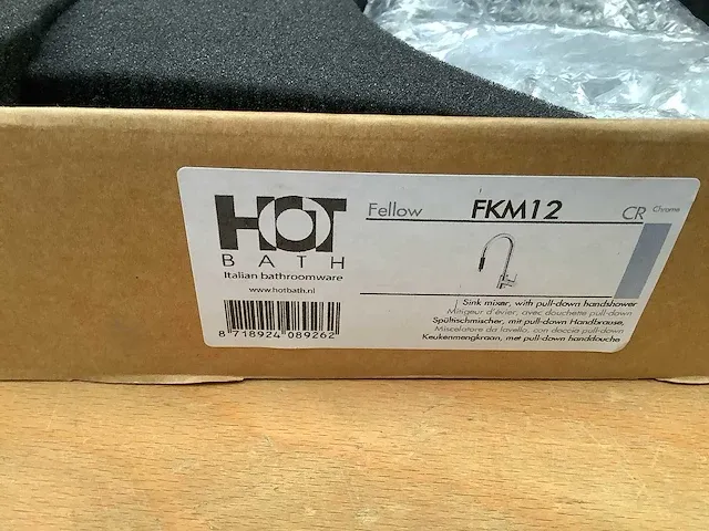 Hotbath - fkm12cr - keukenkraan met vaatdouche - afbeelding 3 van  3