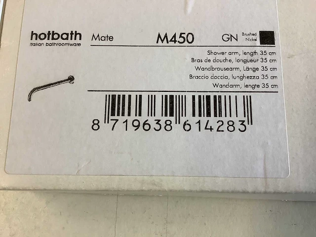 Hotbath - m450 - 2x warmdouche arm - afbeelding 3 van  3