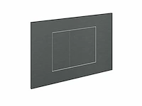 Hotbath gal bedieningspaneel geschikt voor geberit up320 bgp pvd geborsteld gunmetal pvd - afbeelding 1 van  1