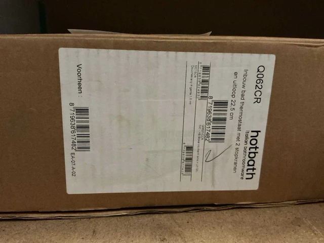 Hotbath q062cr inbouw badthermostaat - afbeelding 3 van  3