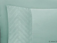Hotel dekbed overtrek valencia mint groen 140 x 220cm - afbeelding 3 van  3