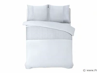 Hotel dekbed overtrek valencia wit 240 x 220cm - afbeelding 1 van  3