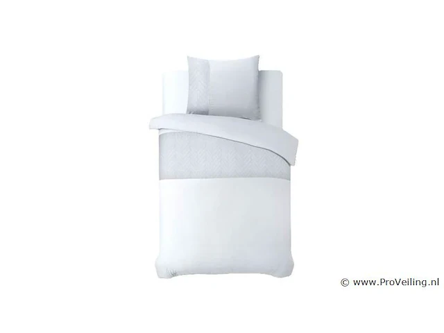Hotel dekbed overtrek valencia wit140 x 220cm - afbeelding 1 van  3