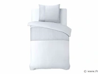 Hotel dekbed overtrek valencia wit140 x 220cm - afbeelding 1 van  3