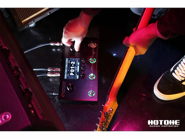 Hotone mp100 ampero series multieffectpedaal zwart - afbeelding 3 van  5