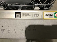 Hotpoint hfc 3c26 cw x vaatwasser - afbeelding 5 van  7