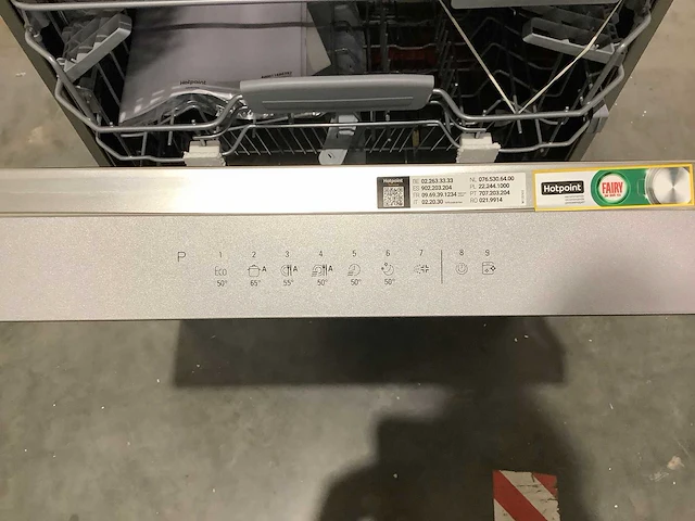 Hotpoint hfc 3c26 cw x vaatwasser - afbeelding 6 van  7