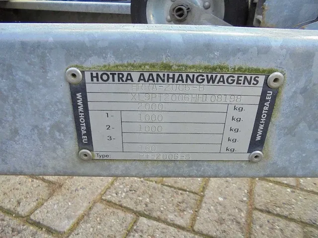 Hotra - hrra-2006-b - pt-2006-s - paardentrailer - afbeelding 7 van  12