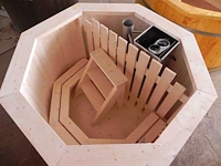 Hottub - vonato - wooden tranquil - houten hottub met kachel - afbeelding 3 van  9