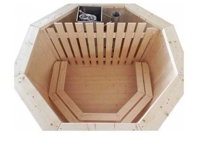 Hottub - vonato - wooden tranquil - houten hottub met kachel - afbeelding 2 van  9
