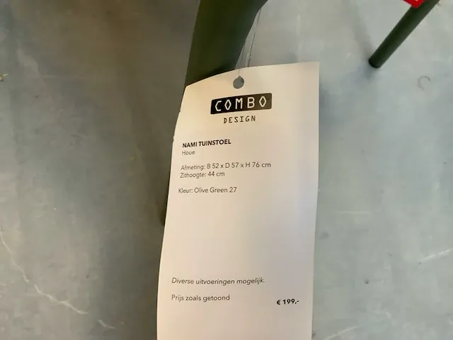 Houe nami tuintafel set - afbeelding 5 van  5