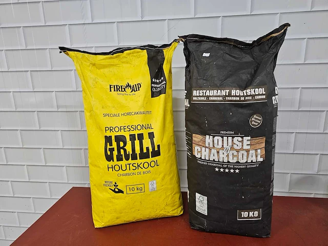 House of charcoal / fire aip - 10kg houtskool (2x) - afbeelding 1 van  2