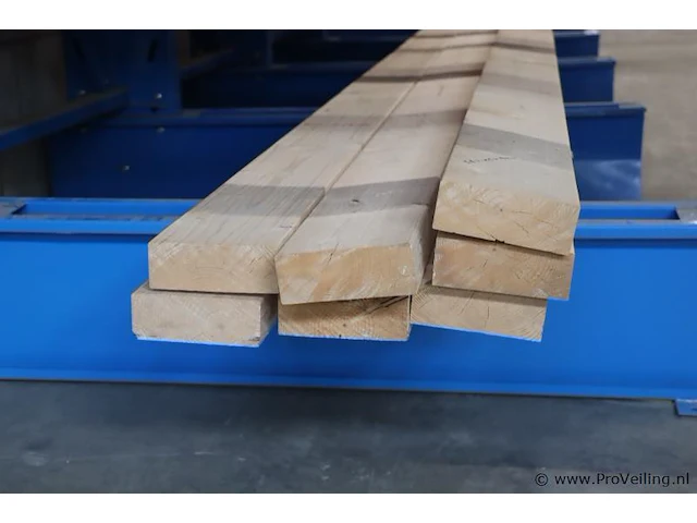 Hout - 540x15,5x5,8 cm - 7 stuks - afbeelding 2 van  4
