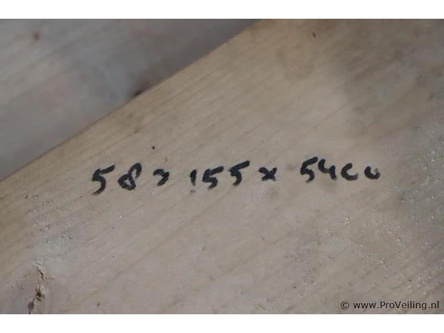Hout - 540x15,5x5,8 cm - 7 stuks - afbeelding 3 van  4