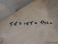 Hout - 540x15,5x5,8 cm - 7 stuks - afbeelding 3 van  4