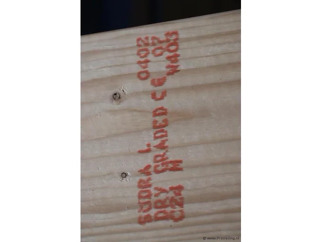 Hout - 540x15,5x5,8 cm - 7 stuks - afbeelding 4 van  4