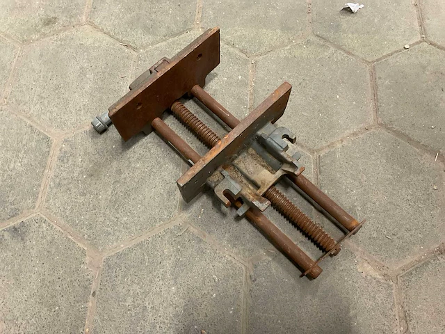 Hout bankschroef (2x) - afbeelding 1 van  4