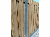 Hout-betonschutting 37.5m - afbeelding 2 van  7