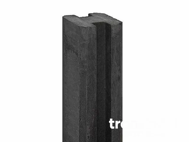 Hout-betonschutting 37.5m - afbeelding 7 van  7