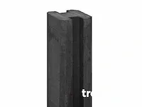 Hout-betonschutting 37.5m - afbeelding 7 van  7