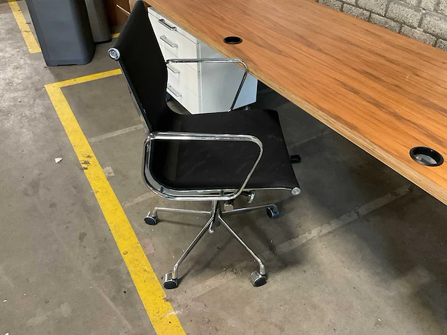 Hout bureau opstelling - afbeelding 7 van  7