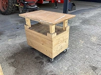 Hout gereedschapswagen - afbeelding 2 van  5
