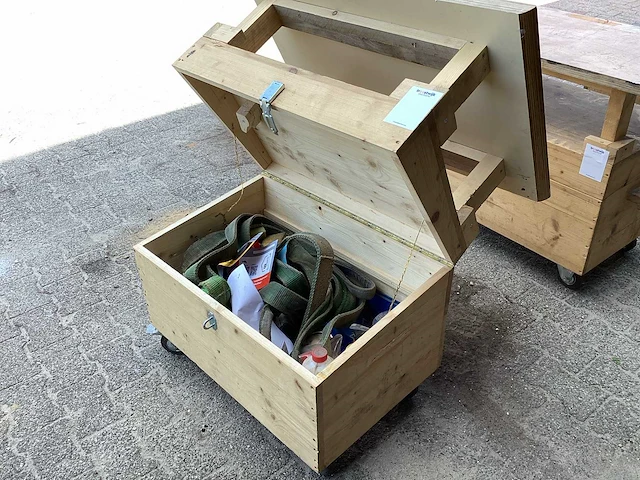 Hout gereedschapswagen - afbeelding 4 van  5
