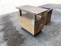 Hout gereedschapswagen - afbeelding 1 van  7