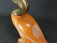 Hout met bronzen eend - afbeelding 3 van  5