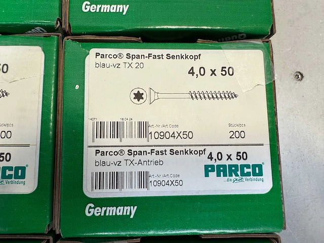 Hout schroeven 5800 stuks diverse maten - afbeelding 4 van  10