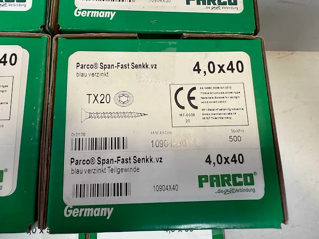 Hout schroeven 5800 stuks diverse maten - afbeelding 5 van  10