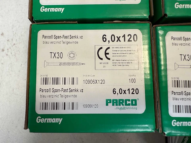 Hout schroeven 5800 stuks diverse maten - afbeelding 7 van  10