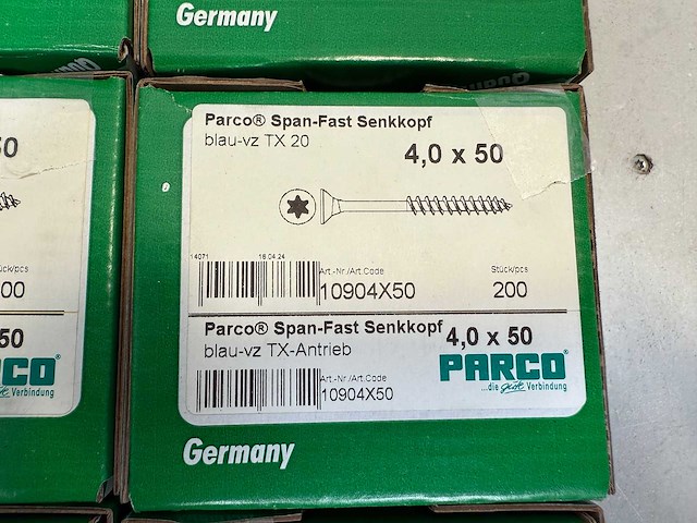 Hout schroeven 5800 stuks diverse maten - afbeelding 4 van  10