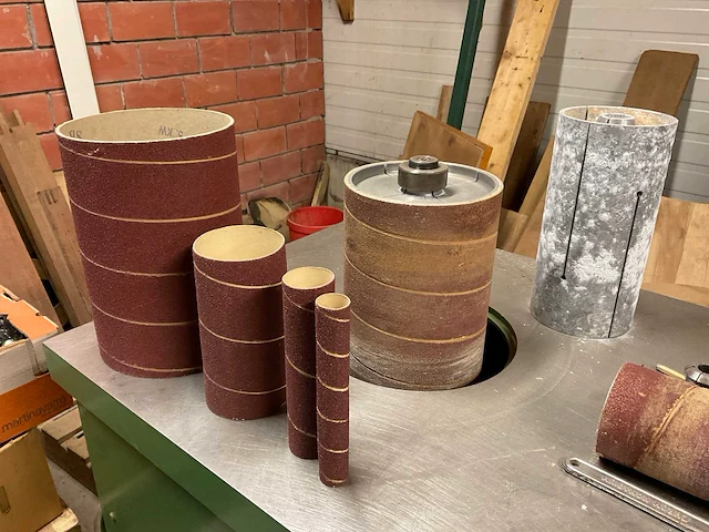 Hout schuurrolmachine - afbeelding 6 van  9