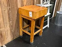 Houten - slagers - hakblok
