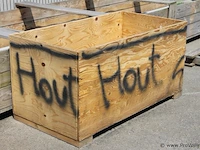 Houten bak - 120x63x61 cm - afbeelding 1 van  3