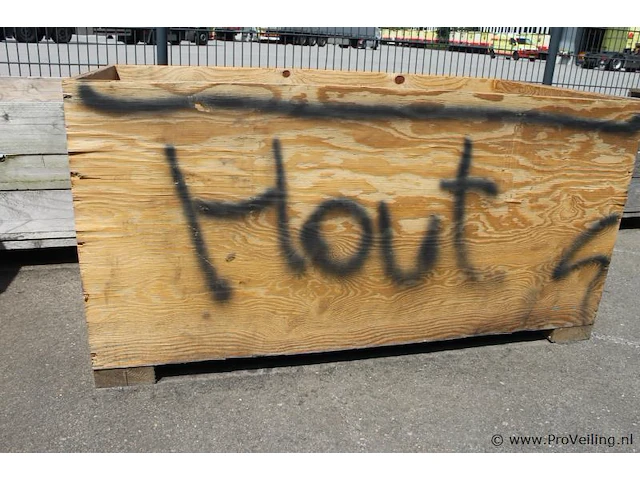 Houten bak - 120x63x61 cm - afbeelding 3 van  3