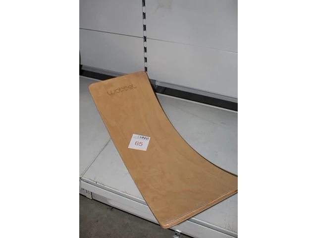 Houten balansbord wobbel - afbeelding 2 van  2