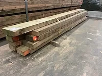Houten balk (9x) - afbeelding 1 van  3
