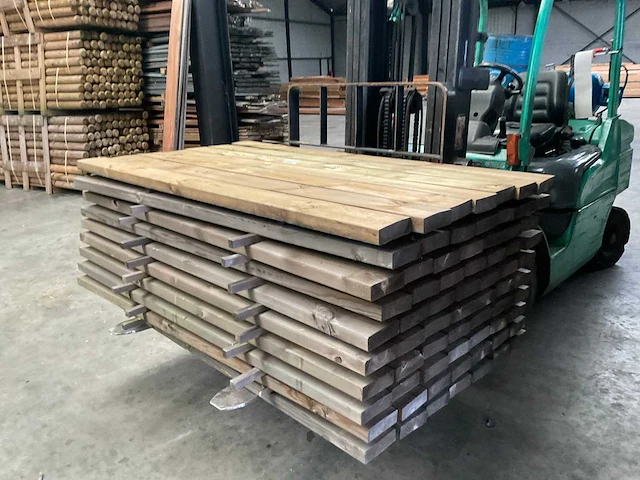 Houten balk geschaafd 180x14,5x4,5 cm (70x) - afbeelding 1 van  7