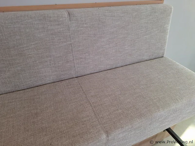 Houten bank incl. kussens - 490x75x120 cm - afbeelding 7 van  7