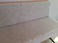 Houten bank incl. kussens - 490x75x120 cm - afbeelding 7 van  7