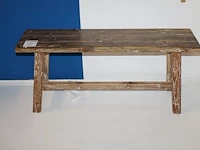 Houten bankje 100 x 25 x 45 cm. - afbeelding 1 van  3