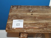 Houten bankje 100 x 25 x 45 cm. - afbeelding 2 van  3