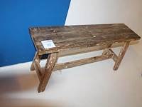 Houten bankje 100 x 25 x 45 cm. - afbeelding 3 van  3