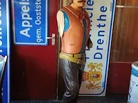 Houten beeld cowboy - afbeelding 3 van  5