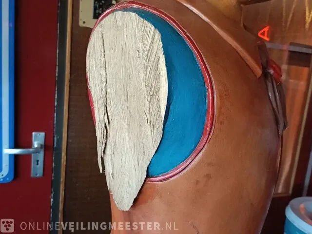 Houten beeld cowboy - afbeelding 4 van  5