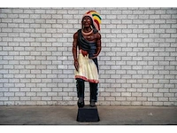 Houten beeld "native american" - afbeelding 1 van  7