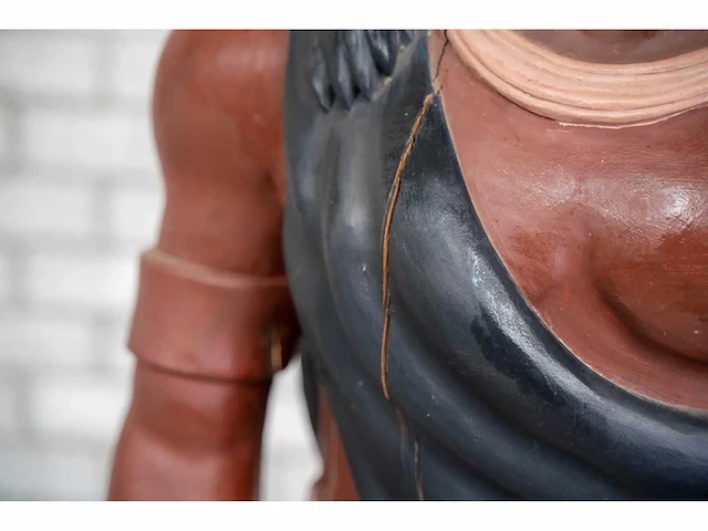 Houten beeld "native american" - afbeelding 6 van  7