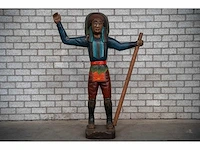 Houten beeld "native american" - afbeelding 1 van  7